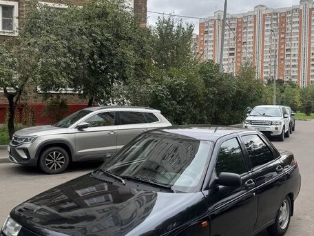 2005 Lada (ВАЗ) 2110, чёрный, вид 2