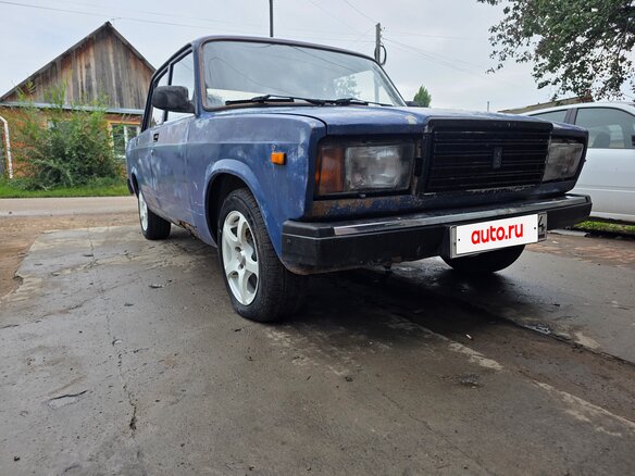 2005 Lada (ВАЗ) 2107, синий, 69000 рублей - вид 1