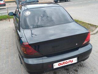 2008 Kia Spectra I Рестайлинг 2, чёрный, 285000 рублей, вид 4