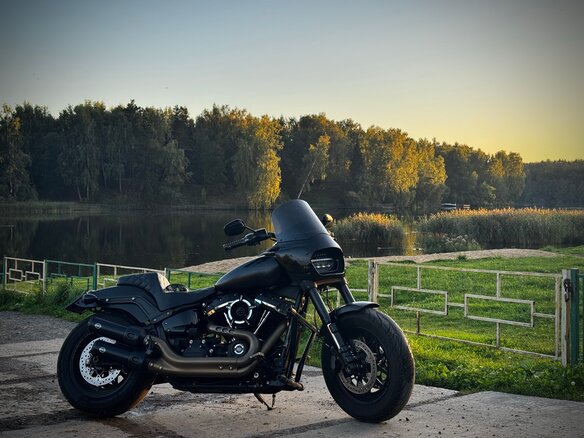 2019 Harley-Davidson Fat Bob, чёрный, 1700000 рублей - вид 8