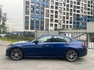 2020 BMW 3 серии 318d VII (G2x), синий, 2800000 рублей, вид 4