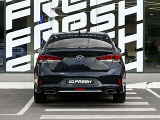 2017 Hyundai Sonata VII (LF) Рестайлинг, синий, 1769000 рублей, вид 4