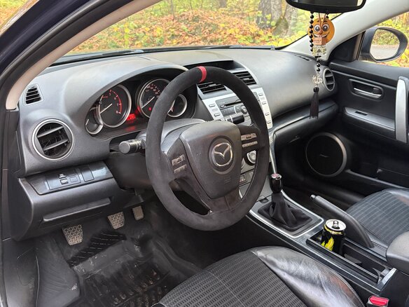 2008 Mazda 6 II (GH), синий, 640000 рублей - вид 4