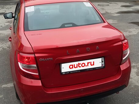 2022 Lada (ВАЗ) Granta Euro-2 I Рестайлинг, красный, 610000 рублей, вид 4