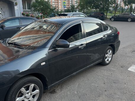 2013 Nissan Almera III (G15), чёрный, вид 4