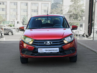 2022 Lada (ВАЗ) Granta I Рестайлинг, красный, 690000 рублей, вид 2