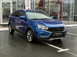 2020 Lada (ВАЗ) Vesta SW Cross I, синий, 990000 рублей, вид 3