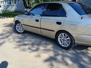 2005 Hyundai Accent ТагАЗ II, бежевый, 430000 рублей, вид 5