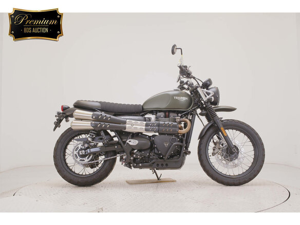 2023 Triumph Scrambler, зелёный, 1020000 рублей