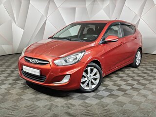 2011 Hyundai Solaris I, красный, 597000 рублей, вид 1