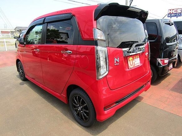 2017 Honda N-WGN I Рестайлинг, красный, 580000 рублей - вид 6