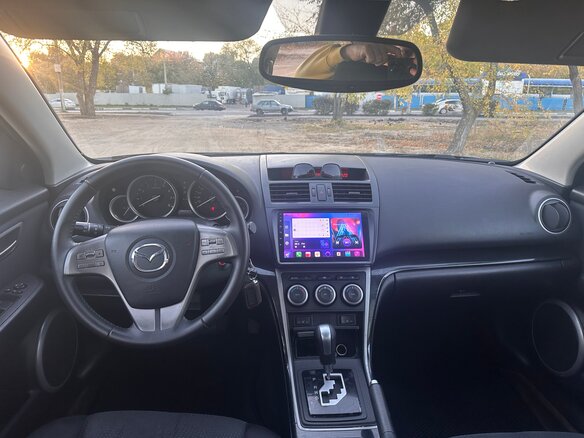 2008 Mazda 6 II (GH), чёрный, 650000 рублей - вид 5