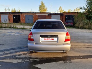 2003 Hyundai Accent ТагАЗ II, серебристый, 250000 рублей, вид 5