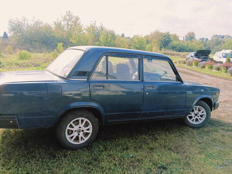 2002 Lada (ВАЗ) 2107, синий, 75000 рублей, вид 4