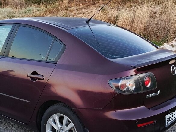 2007 Mazda 3 I (BK) Рестайлинг, красный, 660000 рублей - вид 4