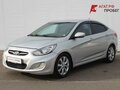 2011 Hyundai Solaris I, серебристый, 795000 рублей