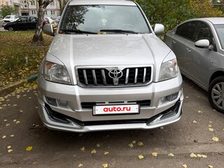 2003 Toyota Land Cruiser Prado 120 Series, серебристый, 1950000 рублей, вид 2