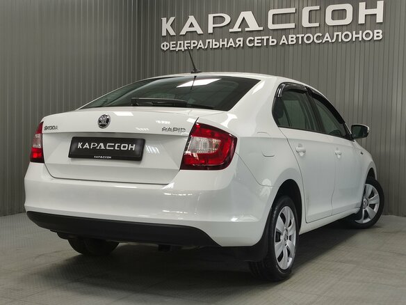 2019 Skoda Rapid I Рестайлинг, белый - вид 1