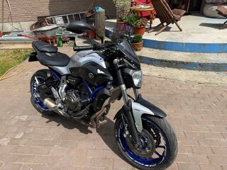 2015 Yamaha MT-07 (FZ-07), синий, 690000 рублей, вид 1