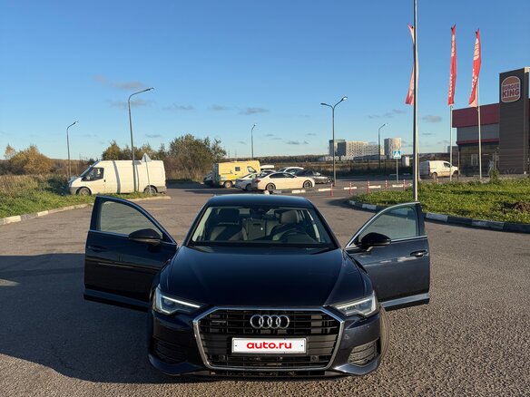 2022 Audi A6 45 TFSI V (C8), синий, 5150000 рублей - вид 3