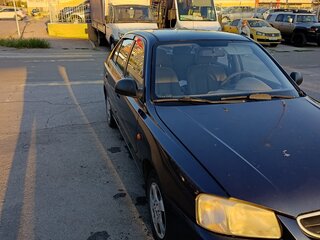 2008 Hyundai Accent ТагАЗ II, синий, 350000 рублей, вид 3