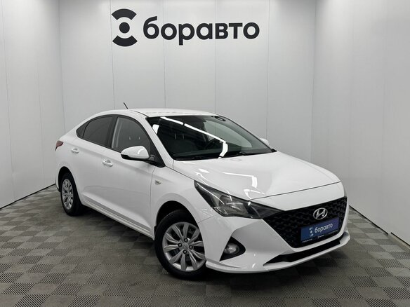 2021 Hyundai Solaris II Рестайлинг, белый, 1008067 рублей - вид 2