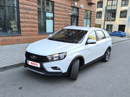 2018 Lada (ВАЗ) Vesta SW Cross I, белый, 870000 рублей, вид 1