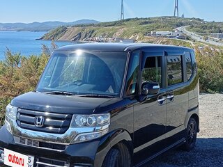 2017 Honda N-BOX I Рестайлинг, чёрный, 759000 рублей, вид 1