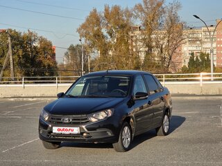 2019 Lada (ВАЗ) Granta I Рестайлинг, чёрный, 450000 рублей, вид 1
