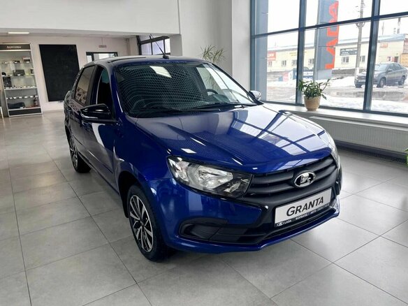 2026 Lada (ВАЗ) Granta I Рестайлинг, синий - вид 6