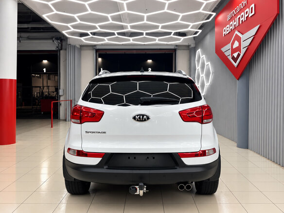 2014 Kia Sportage III Рестайлинг, белый, 1523000 рублей - вид 6
