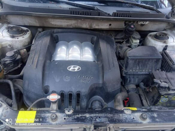 2002 Hyundai Santa Fe I, серебристый, 550000 рублей - вид 9