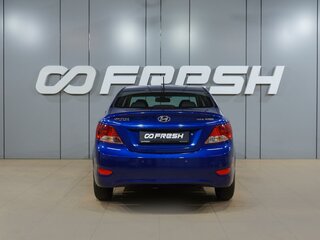 2012 Hyundai Solaris I, голубой, 799000 рублей, вид 4