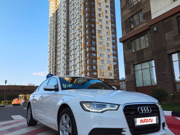 2012 Audi A6 IV (C7), белый, 1900000 рублей - вид 8