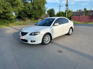 2008 Mazda 3 4-speed I (BK) Рестайлинг, белый, 745000 рублей, вид 1