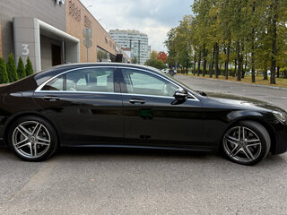 2019 Mercedes-Benz S-Класс 450 Long VI (W222, C217) Рестайлинг, чёрный, 5500000 рублей, вид 3