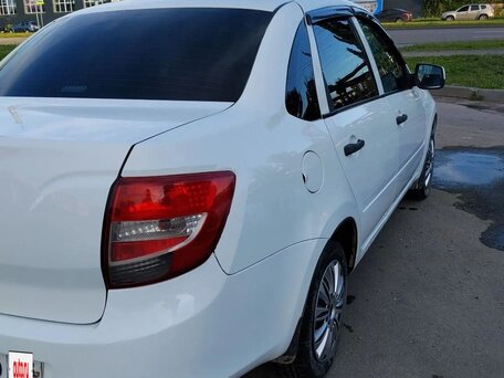 2014 Lada (ВАЗ) Granta I, белый, 368000 рублей, вид 5