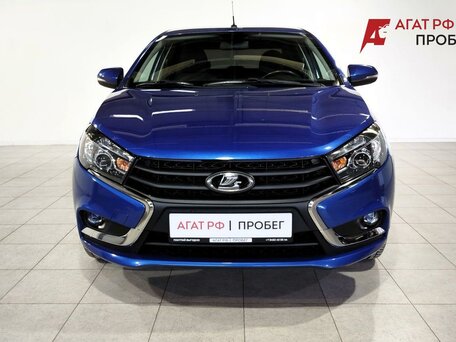 2021 Lada (ВАЗ) Vesta I, синий, 1067000 рублей, вид 2