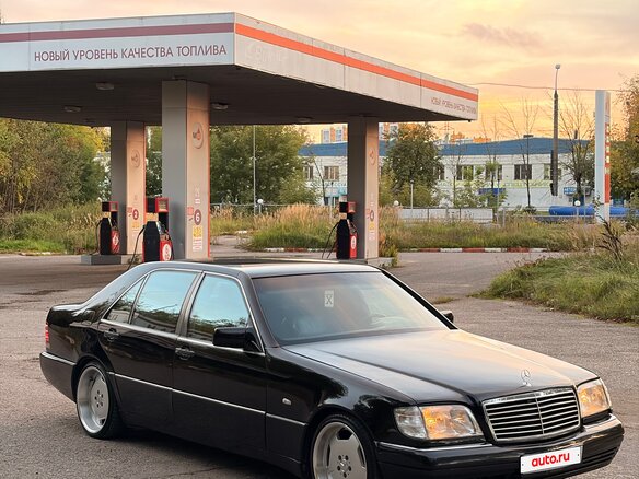 1994 Mercedes-Benz S-Класс 320 Long 5-speed III (W140), чёрный