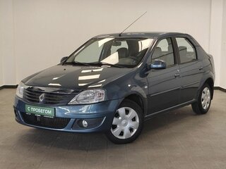 2011 Renault Logan I Рестайлинг, синий, 599000 рублей, вид 1