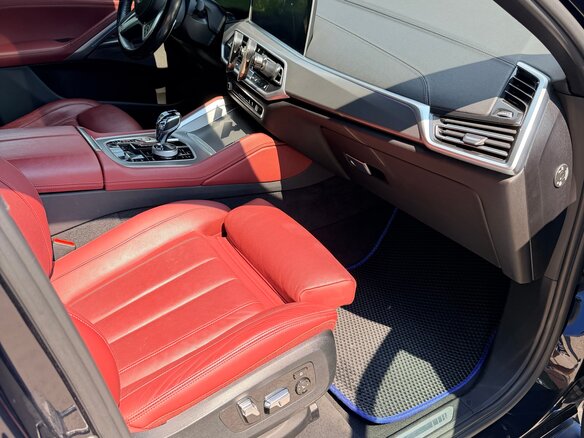 2021 BMW X6 30d III (G06), синий, 8500000 рублей - вид 7