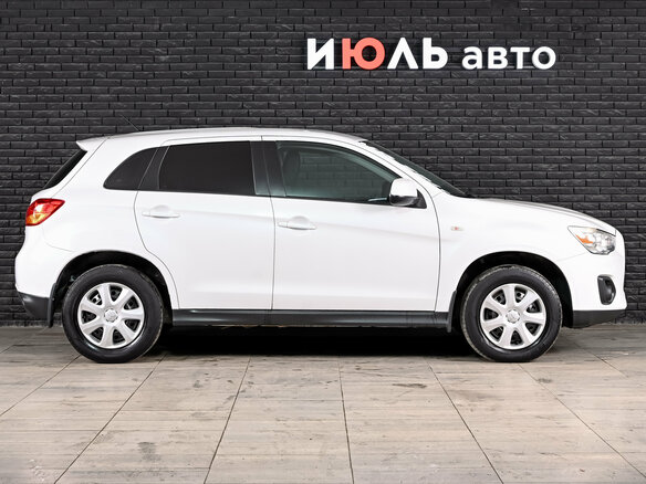 2014 Mitsubishi ASX I Рестайлинг, белый, 1200000 рублей - вид 8