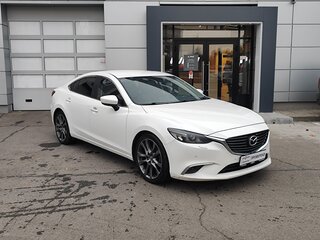 2018 Mazda 6 III (GJ) Рестайлинг, белый, 1859000 рублей, вид 3