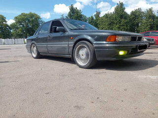 1990 Mitsubishi Galant VI, чёрный, 300000 рублей, вид 2