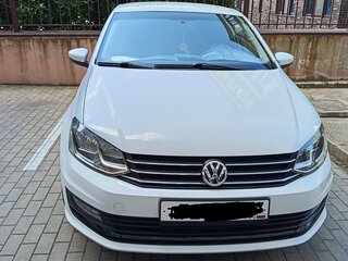 2019 Volkswagen Polo V Рестайлинг, белый, 1700000 рублей, вид 2