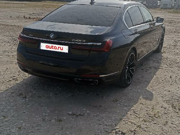 2019 BMW 7 серии 730d xDrive VI (G11/G12), чёрный, 4658800 рублей - вид 1