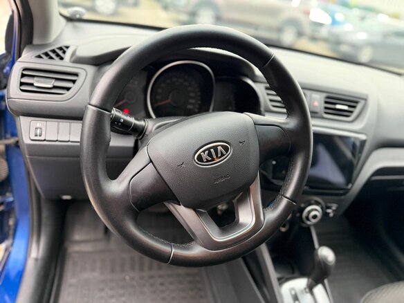 2012 Kia Rio III, синий, 795000 рублей - вид 10
