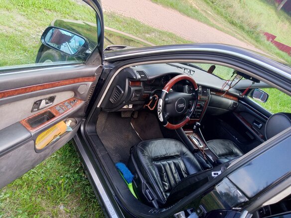 2001 Audi A8 I (D2) Рестайлинг, синий, 700000 рублей - вид 5