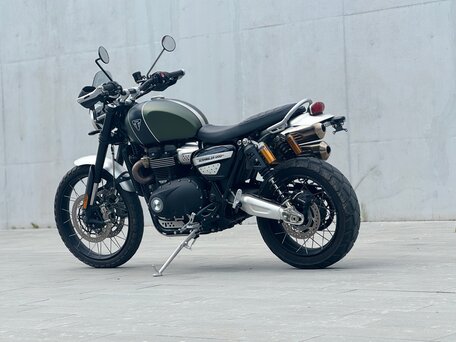 2022 Triumph Scrambler, зелёный, 1177200 рублей, вид 4