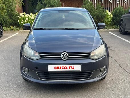 2014 Volkswagen Polo V, синий, 690000 рублей, вид 3